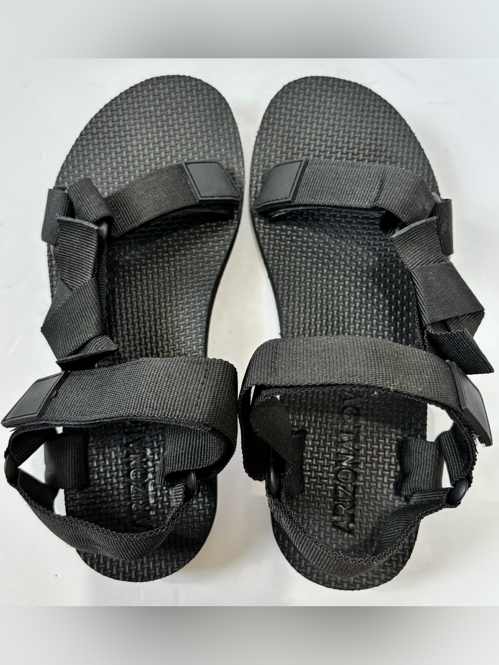 NEW Arizona Love Womens 7.5 Black Ankle Strap Slingbacks Outdoor Hiking Sandals - Picture 15 of 15